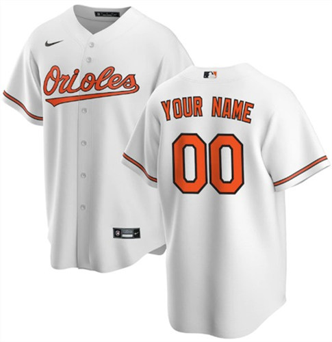 Men's Orioles White ACTIVE PLAYER Custom Stitched MLB Jersey